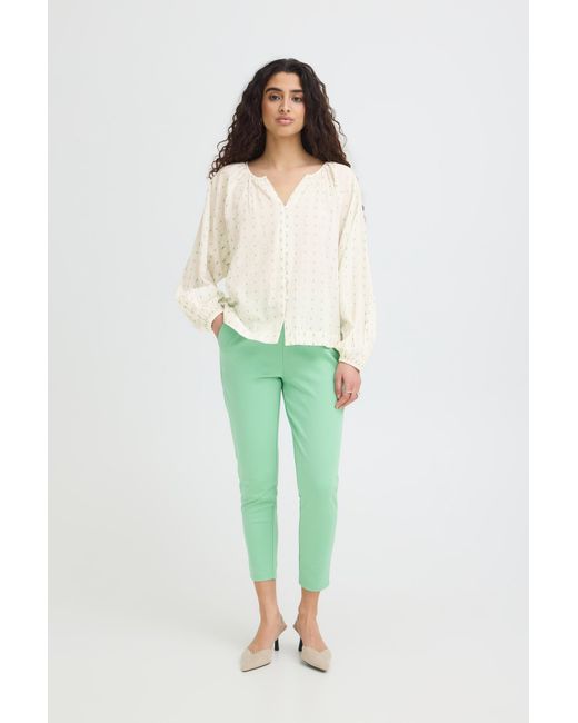 Ichi White Pullover Ihdotse