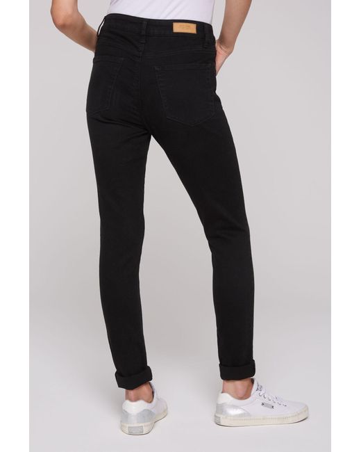 SOCCX Black Jeans Al:Ice Slim Fit