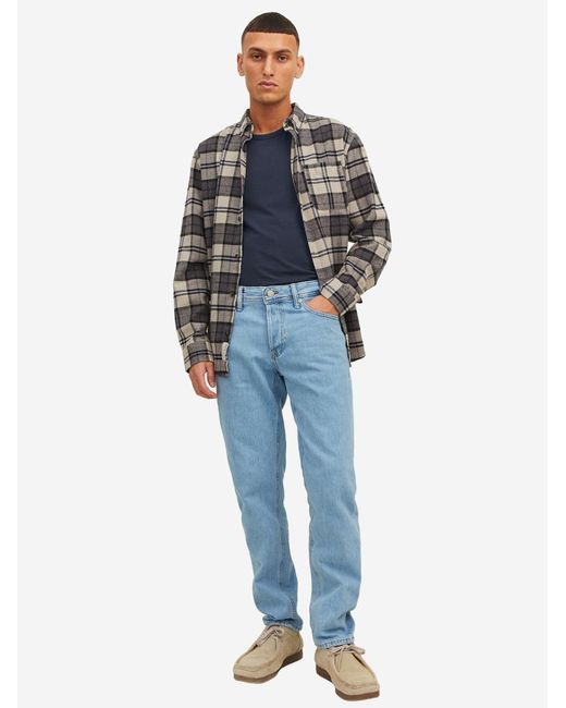 Jack & Jones Shirt Basic in Blue für Herren