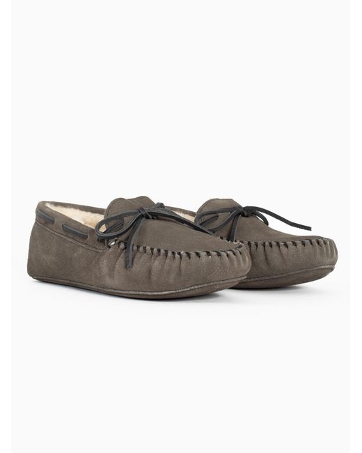 Minnetonka Mokassin in Gray für Herren