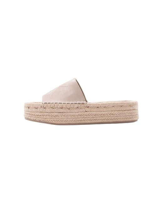 Calvin Klein White Pantolette Ebeth