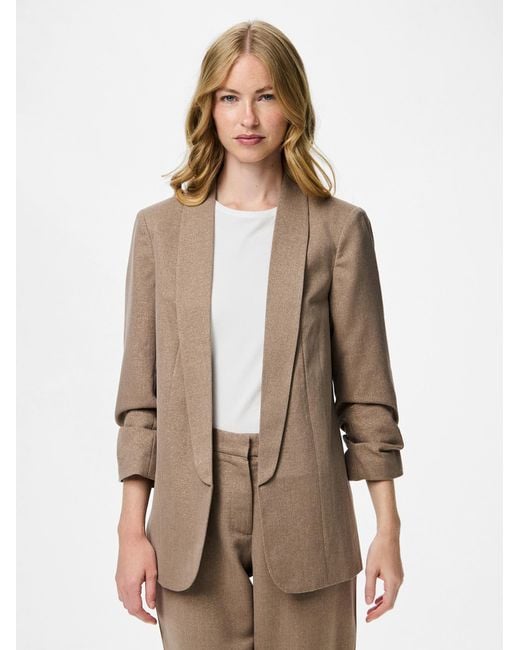 Pieces Brown Blazer Pcbosella