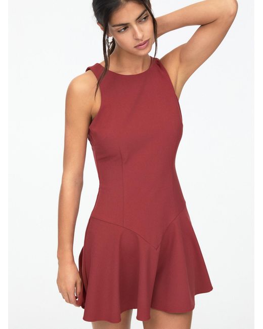 Pull&Bear Red Kleid