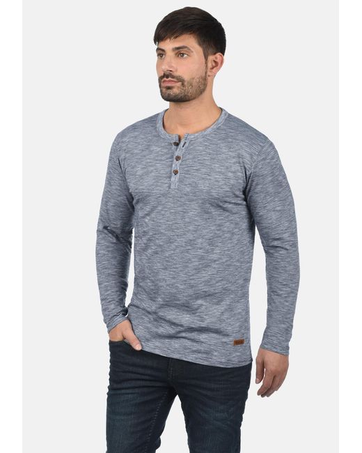 Solid Shirt Migos in Blue für Herren