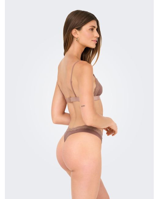 ONLY Brown String Onlvicky