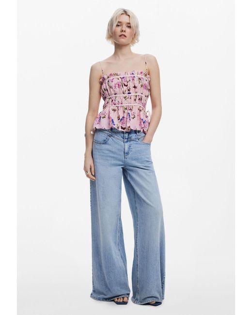 Desigual Pink Top