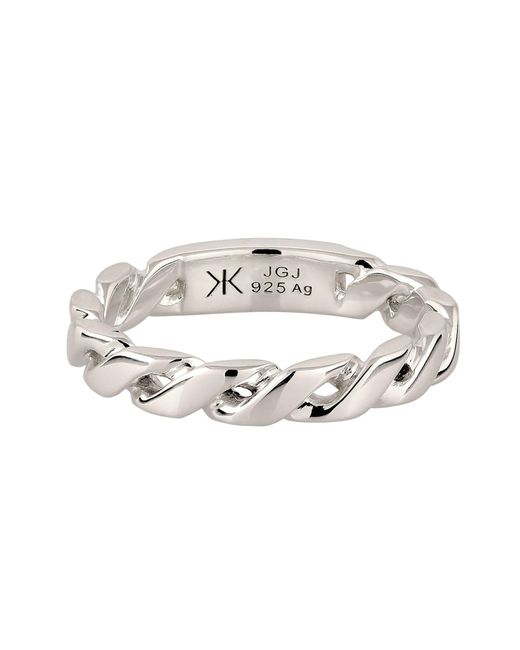 Kuzzoi Ring in White für Herren