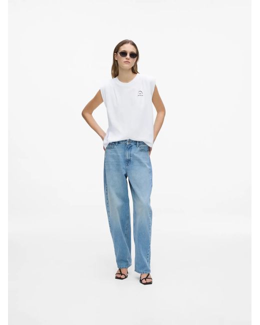 Karl Lagerfeld White T-Shirt Rue St-Guillaume