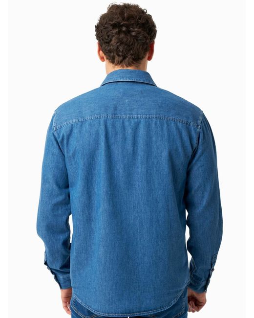 ORGANICATION Hemd in Blue für Herren