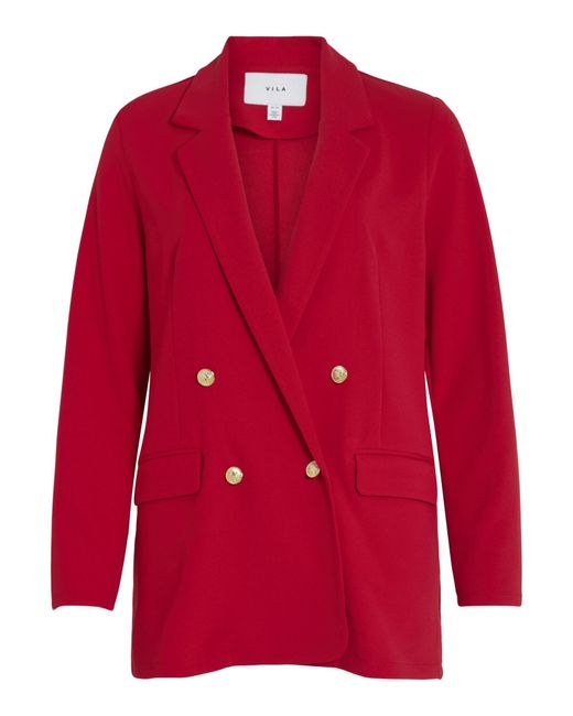 Vila Red Blazer