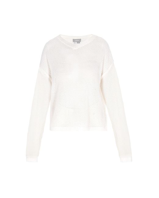Usha White Pullover