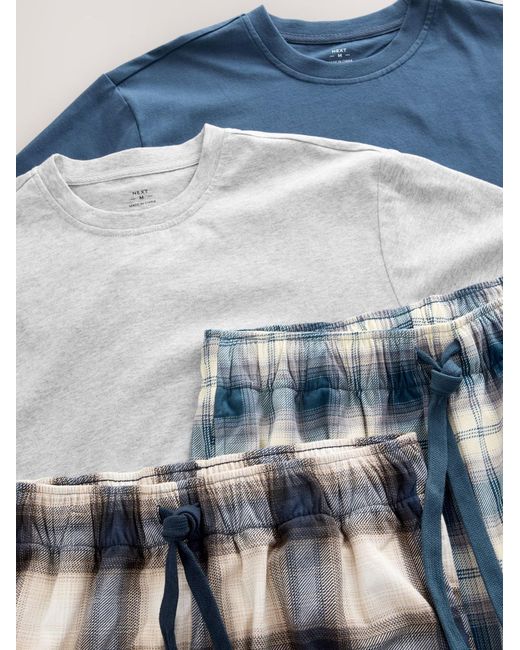 Next Pyjama Motionflex in Blue für Herren