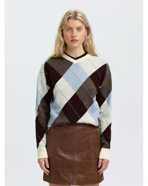SELECTED Natural Pullover Slwthea