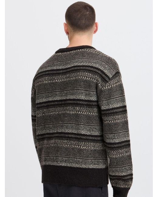 Solid Pullover Maxwell in Black für Herren
