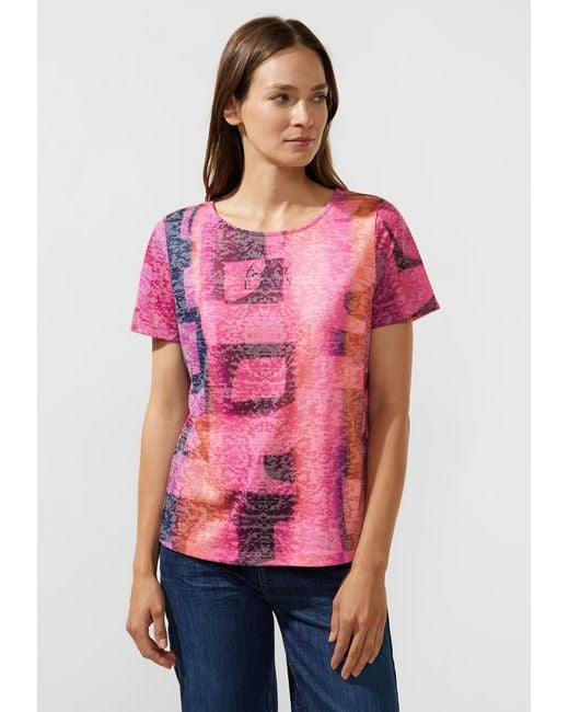 One T-shirt Lyst in Pink | DE Street