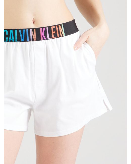 Calvin Klein White Shorts 'power pride'