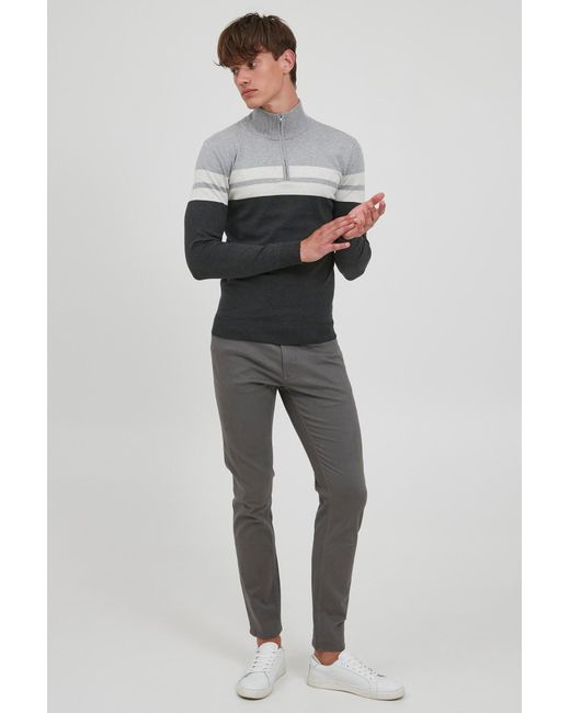 Blend Pullover 'naresh' in Gray für Herren
