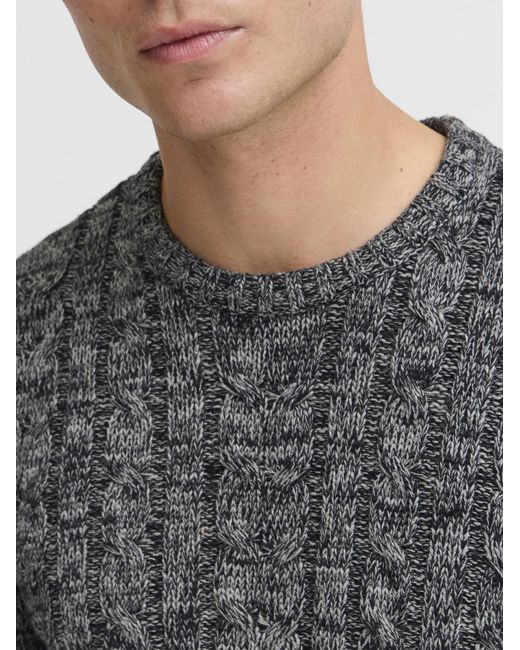 Solid Pullover Philemon in Gray für Herren