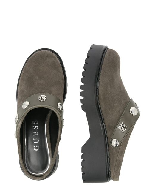 Guess Gray Clogs Wenna2