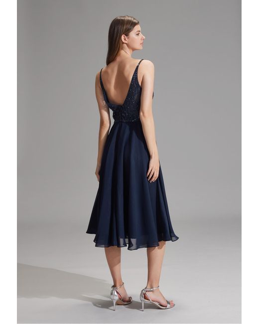 hey kyla Blue Abendkleid