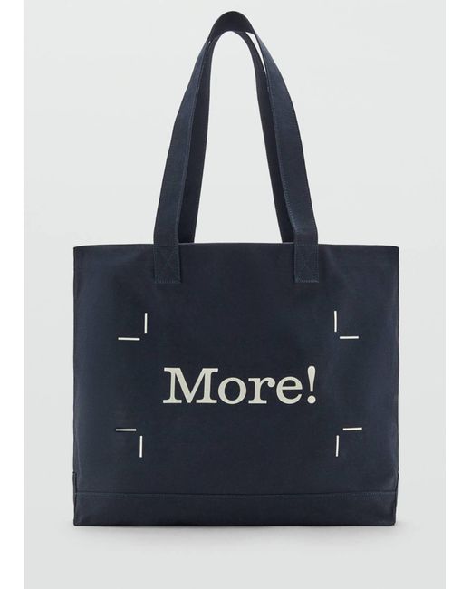 Mango Tasche in Blue für Herren