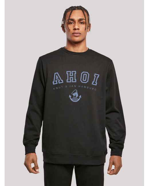 F4NT4STIC Sweatshirt Ahoi Knut & Jan Hamburg in Black für Herren