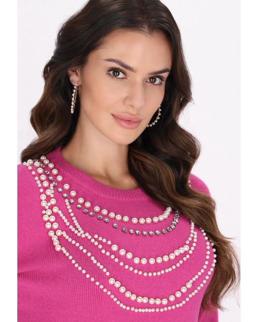 faina Pink Pullover