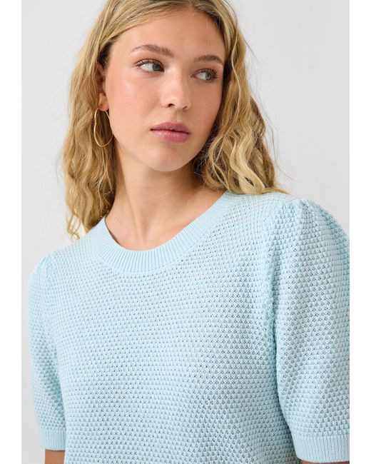 QS Blue Strickpullover