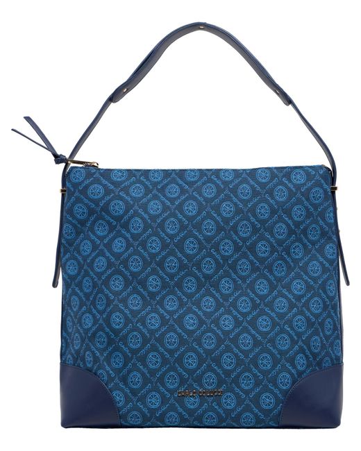 carlo colucci Blue Schultertasche Desaler