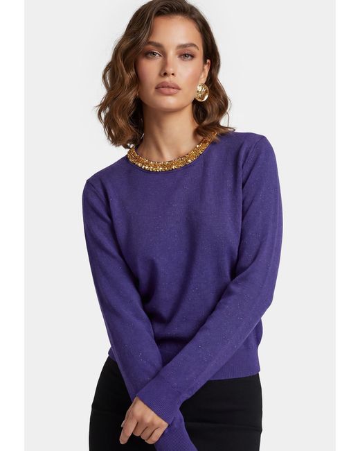 faina Blue Pullover