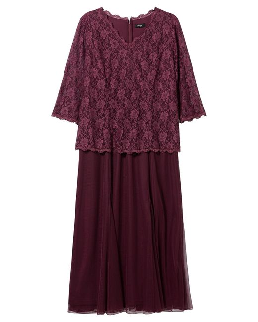 Sheego Purple Abendkleid
