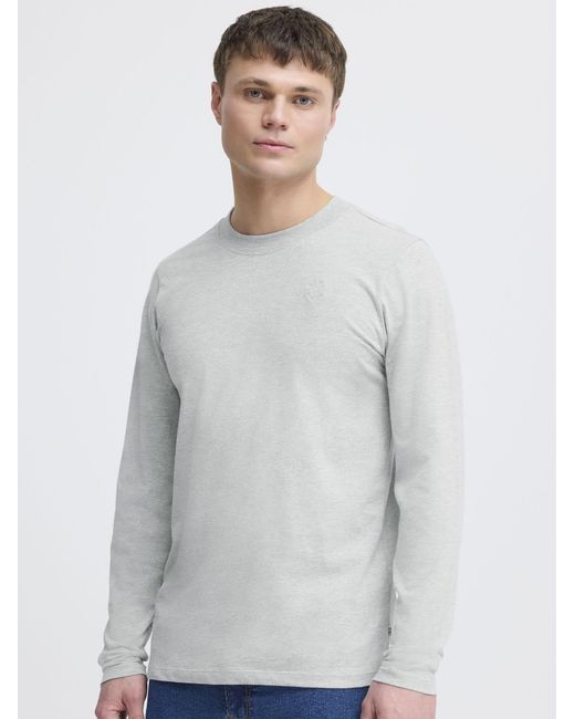Solid Langarmshirt Sdodatten in Black für Herren