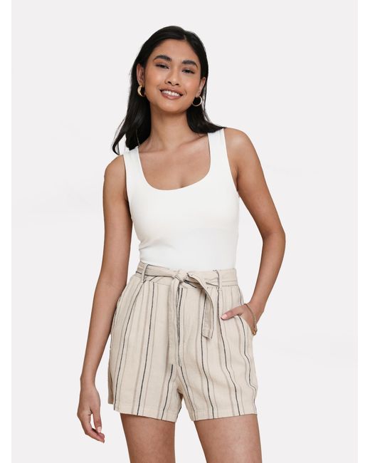 Threadbare Natural Threadbare shorts 'laurence'