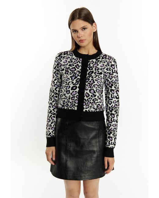 myMo ROCKS Black Strickjacke 'Blonda'