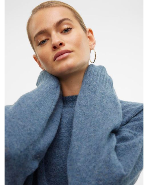Vero Moda Blue Pullover 'Vmboom'