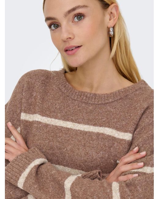 ONLY Brown Pullover