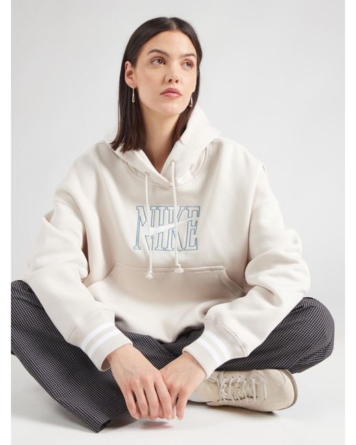Nike White Sweatshirt 'Phnx Flc'