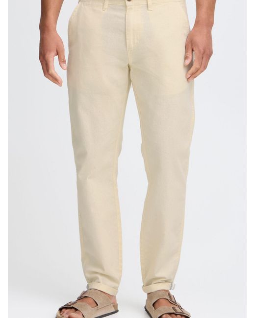 Solid Leinenhose Loran in Natural für Herren