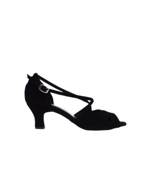 Dancing Queen Black Sandale Grace Harmony Tanzschuhe Wildleder