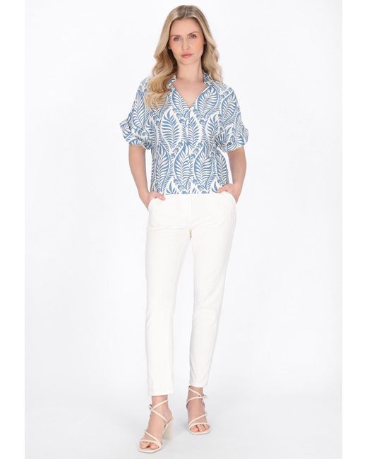 Usha Blue Bluse