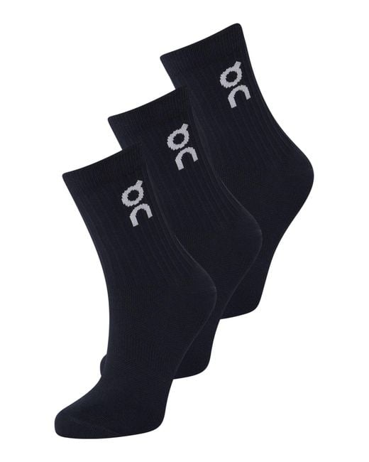 On Shoes Blue Socken