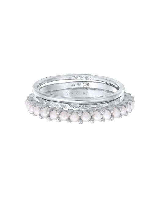 Elli Jewelry White Ring