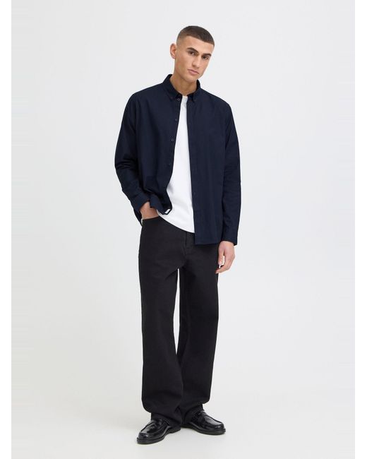 Solid Hemd Val in Blue für Herren