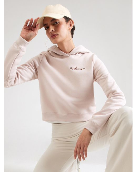 Nike Pink Sweatshirt Phoenix Fleece