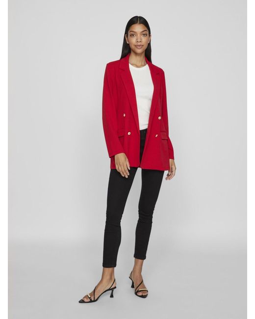 Vila Red Blazer