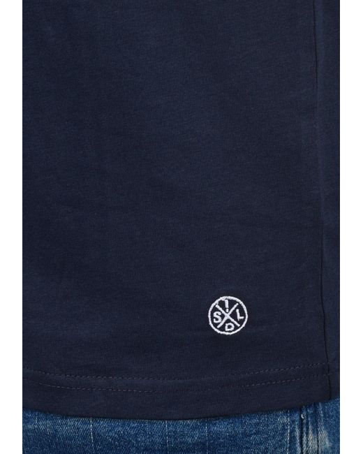 Solid Shirt 'sascha' in Blue für Herren