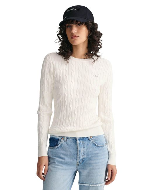 Gant White Pullover