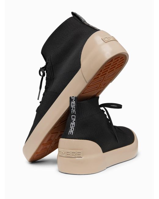 Ombre Sneaker High in Black für Herren