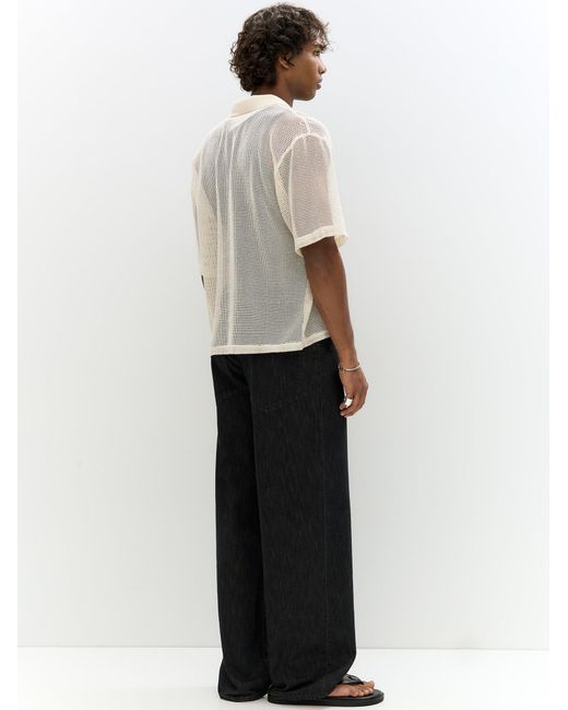 Pull&Bear Hemd in White für Herren