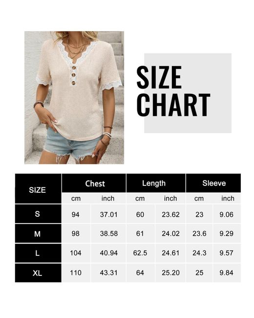 MEETWEE White Bluse Summer Casual Top
